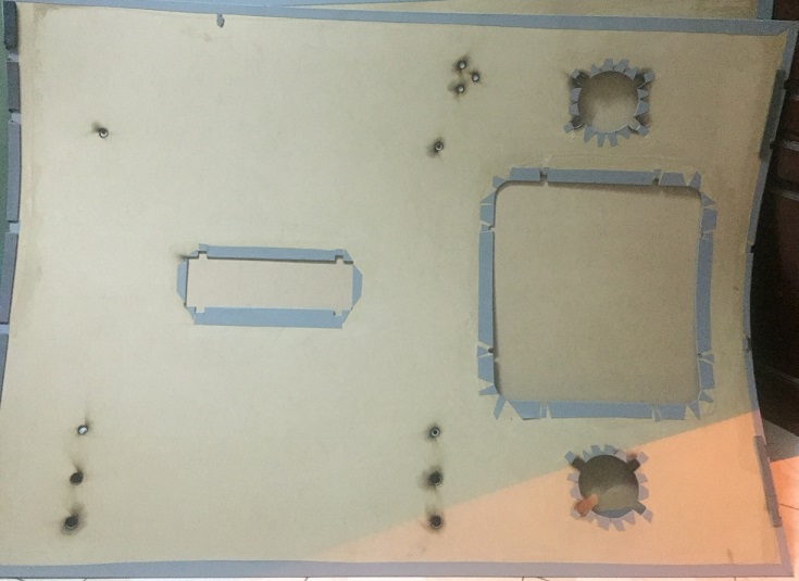 mặt sau tấm trần phẳng số 2