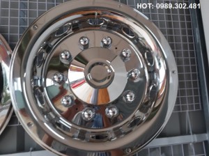 Ốp lazang inox, ốp la răng inox xe 47 chỗ