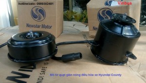 Mô tơ quạt giàn nóng điều hòa xe County