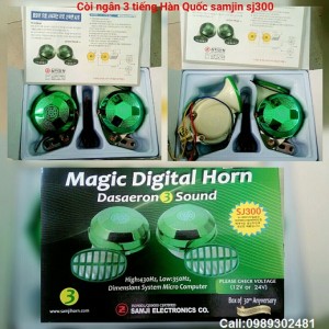 Còi ngân 3 tiếng Hàn Quốc Samji SJ300
