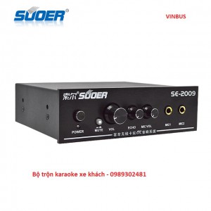 âm ly amply bộ trộn karaoke xe khách county universe 24v