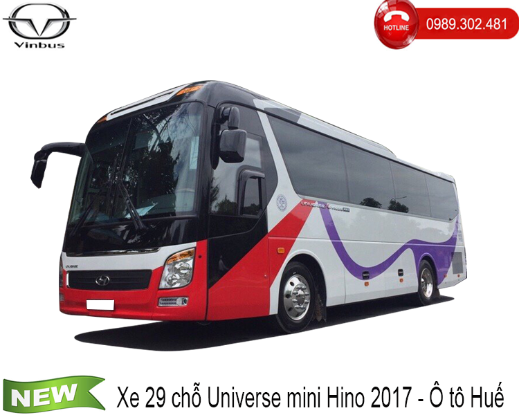 Xe 29 chỗ Universe Noble mini Hino - Ô tô Huế