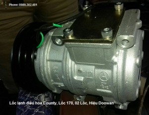 Lốc lạnh điều hòa xe county 