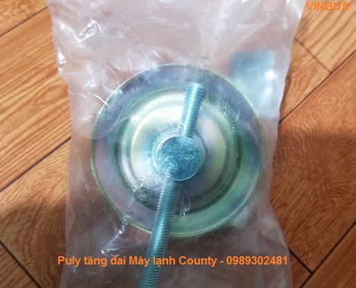 puly tăng dây curoa điều hòa xe County