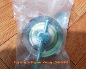 puly tăng dây curoa điều hòa xe County