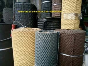 Thảm cao su trải sàn xe ô tô