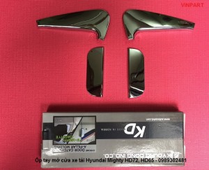 Ốp tay mở cửa  mạ inox xe tải Hy5undai Mighty HD72, HD6